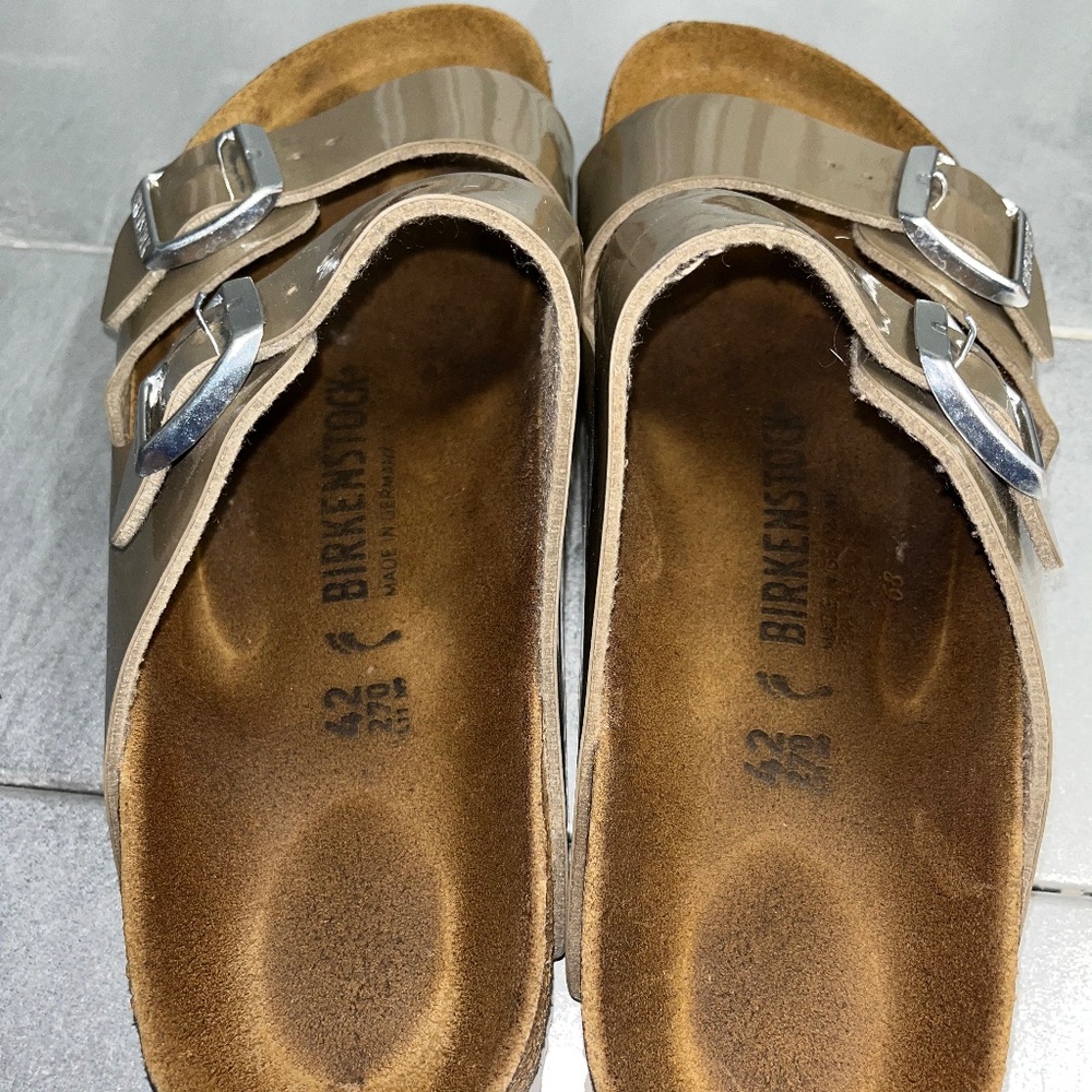 Birkenstock Arizona Premium Leather with Metal Buckle Size 11 (42/270)